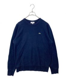 LACOSTE（ラコステ）の古着「クルーネックスウェット」｜ネイビー