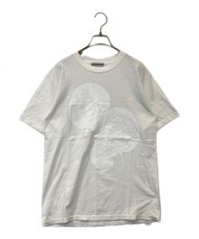 ISSEY MIYAKE MEN（イッセイミヤケメン）の古着「ポジきのこプリントTシャツ」｜ホワイト