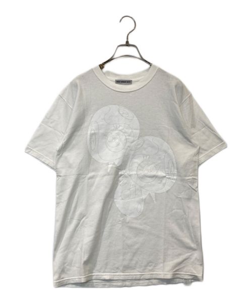 ISSEY MIYAKE MEN（イッセイミヤケメン）ISSEY MIYAKE MEN (イッセイミヤケメン) ポジきのこプリントTシャツ ホワイト サイズ:FREEの古着・服飾アイテム