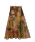 Ameri (アメリ) UND WILLOW PAINT PLEATS SKIRT ブラウン サイズ:M：11000円