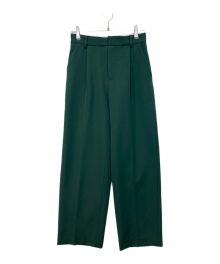 Ameri（アメリ）の古着「ESSENTIAL SLIM STRAIGHT PANTS」｜グリーン