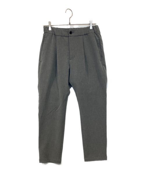 ATTACHMENT（アタッチメント）ATTACHMENT (アタッチメント) PE STRETCH DOUBLE CLOTH REGULAR FIT EASY TROUSERS グレー サイズ:2の古着・服飾アイテム