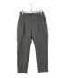 ATTACHMENT（アタッチメント）の古着「PE STRETCH DOUBLE CLOTH REGULAR FIT EASY TROUSERS」｜グレー