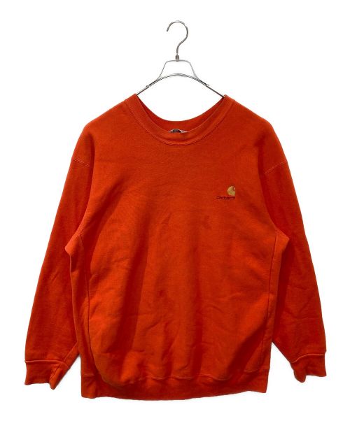 CarHartt（カーハート）CarHartt (カーハート) クルーネックスウェット オレンジ サイズ:不明の古着・服飾アイテム