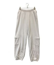 MM6 Maison Margiela（エムエムシックス メゾンマルジェラ）の古着「スウェットパンツ」｜ホワイト