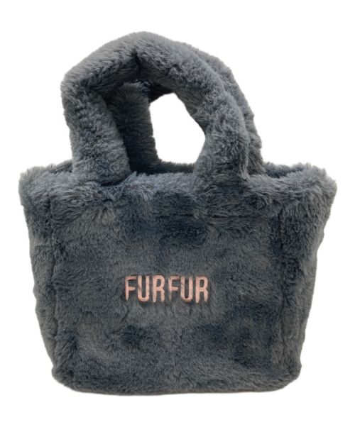 furfur（ファーファー）furfur (ファーファー) エコファートートバッグ ブラックの古着・服飾アイテム