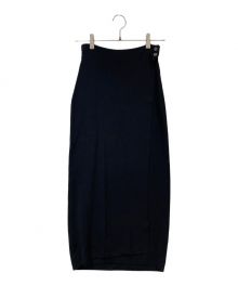 Room no.8（ルームエイト）の古着「RAYON SIMPLE WRAP SKIRT」｜ブラック