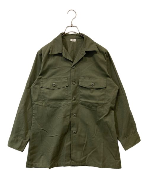 US ARMY（ユーエスアーミー）US ARMY (ユーエスアーミー) UTILITY SHIRT オリーブ サイズ:15 1/2の古着・服飾アイテム