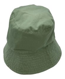 Engineered Garments（エンジニアド ガーメンツ）の古着「Bucket Hat コーティングリネンハット」｜グリーン