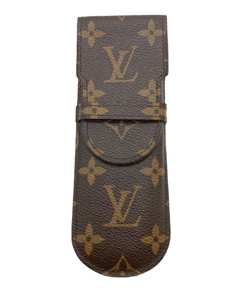 LOUIS VUITTON（ルイ ヴィトン）LOUIS VUITTON (ルイ ヴィトン) エテュイ・スティロ / ペンケース ブラウンの古着・服飾アイテム