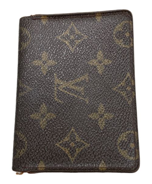 LOUIS VUITTON（ルイ ヴィトン）LOUIS VUITTON (ルイ ヴィトン) ポルト2カルト・ヴェルティカル ブラウンの古着・服飾アイテム