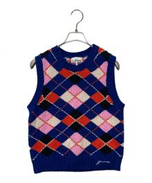 GANNI（ガニー）の古着「Graphic Cotton Vest」｜マルチカラー