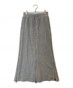 UNBLEACHEDアンブリーチド）の古着「Basic Sweat 4slider Skirt」｜グレー