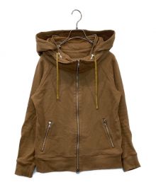 UNBLEACHED（アンブリーチド）の古着「Basic Sweat Big Hood Jacket」｜ブラウン