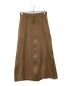 UNBLEACHED（アンブリーチド）の古着「Basic Sweat 4slider Skirt」｜ブラウン