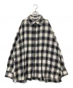 provokeプロヴォーク）の古着「Oversized check Shirt」｜ブラック