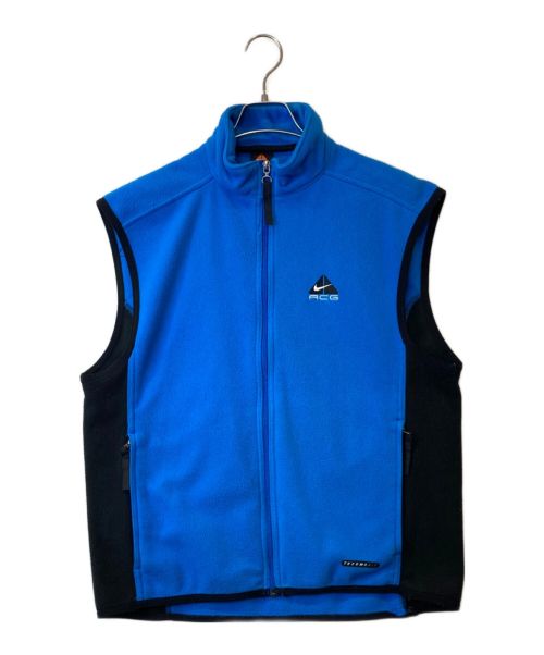 NIKE ACG（ナイキエージーシー）NIKE ACG (ナイキエージーシー) フリースベスト ブルー サイズ:Lの古着・服飾アイテム