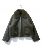 Jakkeジャッキー）の古着「VERA SHEARLING AVIATOR」｜オリーブ