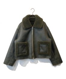 Jakke（ジャッキー）の古着「VERA SHEARLING AVIATOR」｜オリーブ