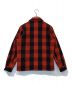 COOTIE PRODUCTIONS (クーティープロダクツ) Wool Check Cruiser Jacket レッド サイズ:M：8000円