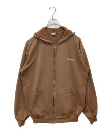 CarHartt（カーハート）の古着「ジップパーカー」｜ブラウン