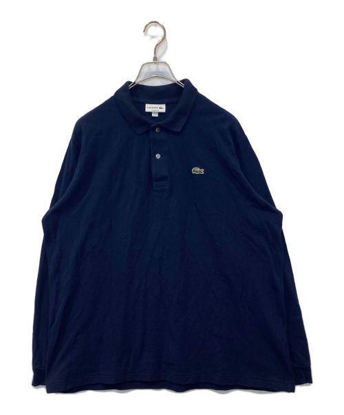 LACOSTE（ラコステ）LACOSTE (ラコステ) オリジナルフィット 長袖 ポロシャツ ネイビー サイズ:XXLの古着・服飾アイテム