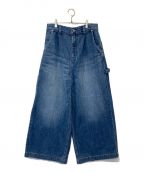 journal standard luxeジャーナルスタンダード リュクス）の古着「24AW 12OZデニム タックペインターパンツ　24030440213030」｜インディゴ