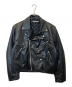 J.B.ATTIREジェービーアトリエ）の古着「24AW IENA別注 mortercycle jacket / モーターサイクルジャケット / レザーライダースジャケット  JBV-2403」｜ブラック