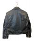 J.B.ATTIRE (ジェービーアトリエ) 24AW IENA別注 mortercycle jacket / モーターサイクルジャケット / レザーライダースジャケット  JBV-2403 ブラック サイズ:1（ブランドサイズ）：18000円