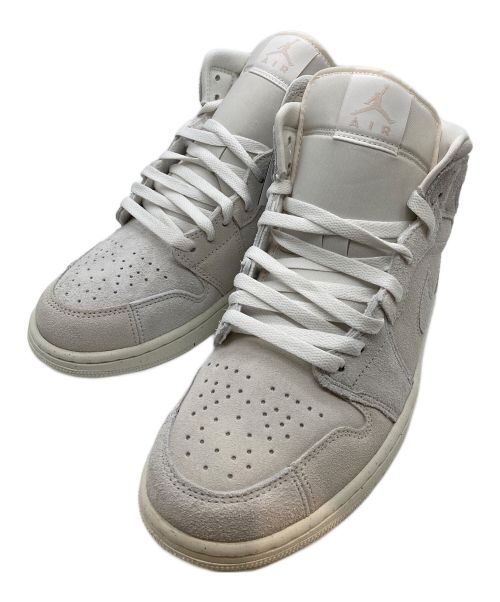 NIKE（ナイキ）NIKE (ナイキ) Air Jordan 1 Mid SE Craft　スニーカー　FQ3224-100　 ライトグレー サイズ:27ｃｍ 未使用品の古着・服飾アイテム