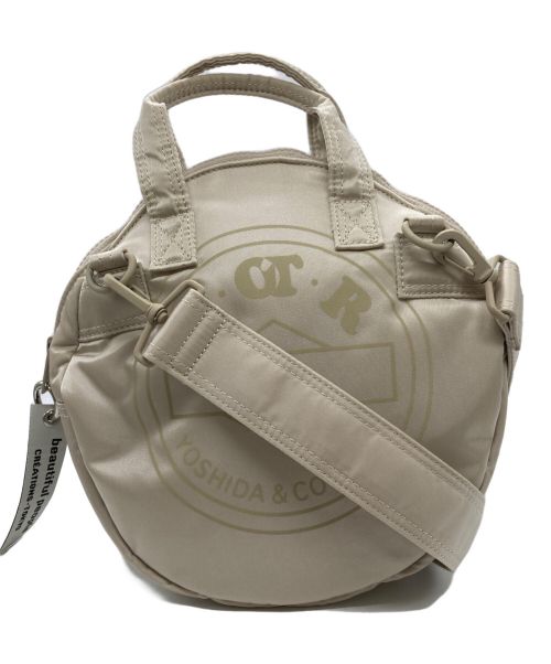 POTR（ピー・オー・ティー・アール）POTR (ピー・オー・ティー・アール) beautiful people (ビューティフルピープル) Potrxbp Helmet Bag In Nylon Twill ベージュの古着・服飾アイテム