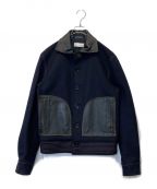 WALES BONNERウェールズボナー）の古着「BRIXTON VARSITY JACKET」｜ネイビー