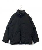 WYM LIDNMウィム バイ リドム）の古着「MINIMAL HEAT FIBER PADDED JACKET　jk459　ダウンジャケット」｜ブラック