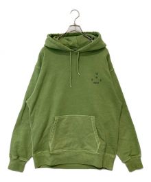 BAL（バル）の古着「C&Y neongarden hoodie BAL-G-447 パーカー」｜グリーン