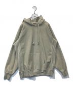 AURALEEオーラリー）の古着「SUPER MILLED SWEAT P/O PARKA　A9AP01SM　パーカー」｜ベージュ