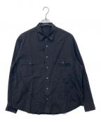 Porter Classicポータークラシック）の古着「ROLL UP STRIPE SHIRT」｜グレー