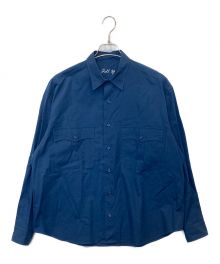 Porter Classic（ポータークラシック）の古着「ROLL UP SHIRT NAVY」｜ネイビー