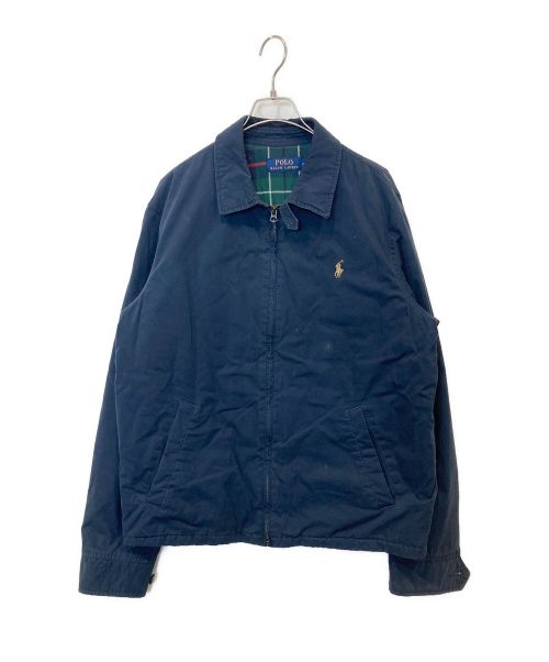 POLO RALPH LAUREN（ポロ・ラルフローレン）POLO RALPH LAUREN (ポロ・ラルフローレン) スイングトップ ネイビー サイズ:Mの古着・服飾アイテム