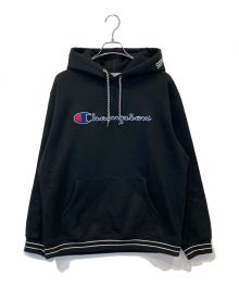 SUPREME×Champion（シュプリーム×チャンピオン）の古着「プルオーバーパーカー」｜ブラック