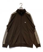 adidasアディダス）の古着「BECKENBAUER TRACKTOP DBROWN/WONWHI　JD5267」｜ブラウン