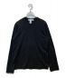 COMME des GARCONS SHIRT（コムデギャルソンシャツ）の古着「クルーネックＴシャツ　ロングスリーブカットソー　	CDGT1PL　」｜ブラック