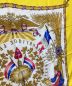 中古・古着 HERMES (エルメス) LIBERTE EGALITE FRATERNITE REPUBLIQUE FRANCAISE カレ90　スカーフ　 イエロー：18000円