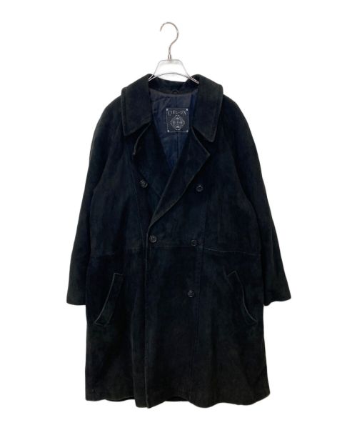 CIEL-UN（CIEL-UN）CIEL-UN (CIEL-UN) 古着レザーコート ブラック サイズ:9Rの古着・服飾アイテム