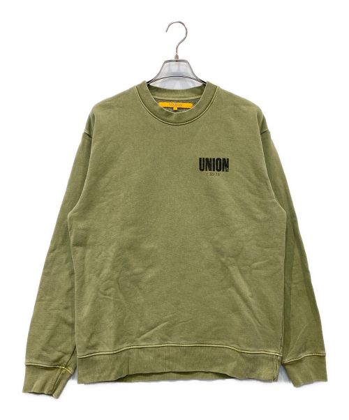 UNION（ユニオン）UNION (ユニオン) クルーネックスウェット カーキ サイズ:2の古着・服飾アイテム