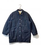 LEVI'S REDリーバイス レッド）の古着「リバーシブルパデットコート　A0124-0000」｜インディゴ×アイボリー