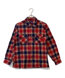 PENDLETON（ペンドルトン）の古着「ウールチェックシャツ」｜レッド