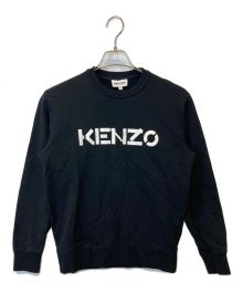 KENZO（ケンゾー）の古着「ロゴスウェット FA62SW8214MD」｜ブラック