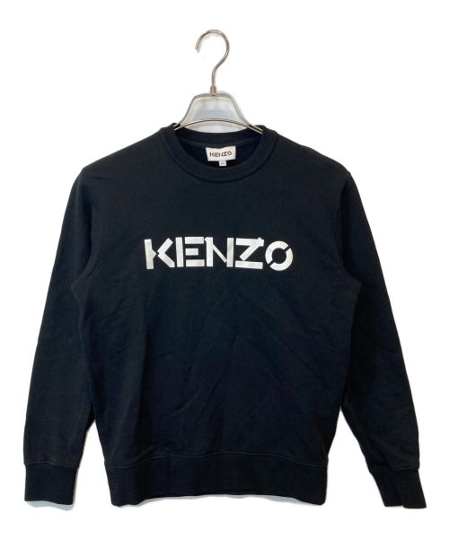 KENZO（ケンゾー）KENZO (ケンゾー) ロゴスウェット FA62SW8214MD ブラック サイズ:XSの古着・服飾アイテム