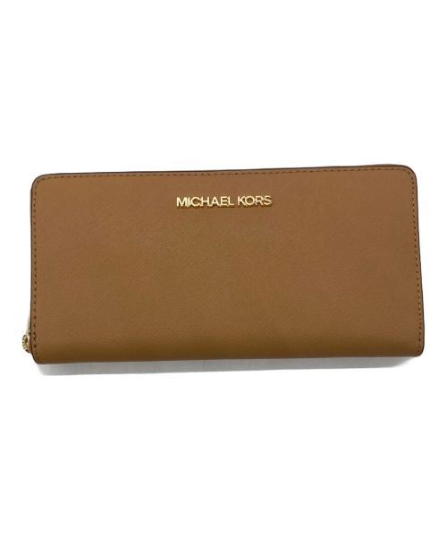 MICHAEL KORS（マイケルコース）MICHAEL KORS (マイケルコース) 長財布　35H3GTVZ3L ベージュの古着・服飾アイテム