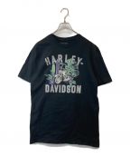 HARLEY-DAVIDSONハーレーダビッドソン）の古着「プリントTシャツ」｜ブラック